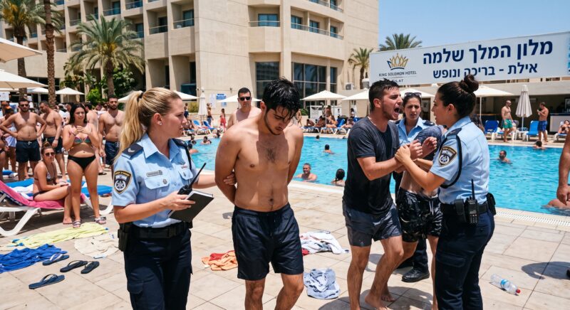 קטטה במלון המלך שלמה באילת: 3 חשודים נעצרו בעקבות תקיפה ואיומים